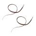 200S 22 inch Keratin -Bonded Stick I Tip Hair Extensions 04 (Size: 22 Inch Color: Medium Brown)