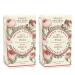 Panier des Sens Rose Bar Soap with Olive Oil - 97% natural & Made in France - 2 bars  5.3oz/150g each