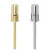 Bestgle Nail Cutter Bits 2 Pieces Nail Pin Bit Universal Fit Sanding Belts Mandrel Bit Tungsten Steel Sanding Bands Mandrel for Salon