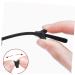 Buy Housoutil Silicone Glasses Ear Bracket - 20 Pairs of Anti-Slip Covers & Earring Cushions for Secure Glasses Fit | Durable Black Gel Eye Frame Hooks - Buy Online on GoSupps.com
