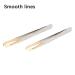 2 Pack Eyebrow Tweezers - Professional Stainless Steel Hair Removal Tools for Perfect Brows | International Shipping - Buy Online on GoSupps.com