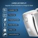 Electric Shaver & Hair Clipper for Bald Heads - Waterproof Rechargeable Men's Trimmer with 8 Floating Cutters - Buy Online on GoSupps.com