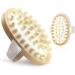 Natural Wooden Body Brush for Cellulite, Lymphatic Circulation, and Exfoliation | Dry Brush for Exfoliating and Shower Spa | Bath Brush for Smooth Skin - Buy Online on GoSupps.com