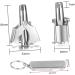 NOLITOY Nose Hair Trimmer Set - Manual Stainless Steel Clipper for Men | Effective Nose Hair Removal Tool - Buy Online on GoSupps.com