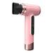 Portable Cordless Hair Dryer Hot/Cold Wind Blow Dryer Type-C USB Rechargeable Cordless Hair Dryer with Digital Screen Travel Blowdryer for Women Infants Kids Pink