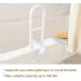 UNLICON Medical Adjustable Bathtub Safety Rail - White Grab Bars for Seniors and Elderly - Buy Online on GoSupps.com