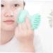 Mikinona 1pc Three-in-one Bath Brush Face Scrubbers Facial Cleansing Brush Scalp Exfoliator Brush Skin Care Brush Face Exfoliator Brush Gentle Exfoliating Brush Skin Care Shampoo 8.6x7cm Green - Buy Online on GoSupps.com