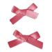 NUEAYMS 2Pieces Ribbon Bow Hair Clip Hair Barrette Hair Bow Headpieces Winter Bow French Barrette Headwear Hair Accessories Rose Pink