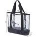 BORMELUN Clear Tote Bag for Women - Large Transparent Handbag in Black - Buy Online on GoSupps.com