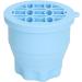 Makeup Brush Cleaning Bowl Multifunctional Space Saving Palm Size Folding 2 in 1 Makeup Brush Scrubber with Brush Drying Rack for Home (blue) - Buy Online on GoSupps.com
