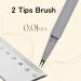 Double Tip Lower Eyelash Pencil - 2024 New 3D Waterproof 2 Tip Eyelash Pen Eye Liner Liquid Eyeliner - Dual Pronged Bottom Eyelashes Pen Waterproof Liquid Eyeliner for Natural Eye Makeup (Gray+Brown) - Buy Online on GoSupps.com