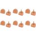 Beige U-Shaped Heel Caps - 12PCS Replacement Tips for High Heel Shoes (8mm x 8mm x 2.4mm) - Buy Online on GoSupps.com