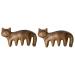 Magiclulu 2st kitten massage comb Head massage comb beautiful comb for the scalp scalp massager tool wide tooth comb wooden ridge sandal wooden crate scraper suchaber massage head travel