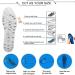 Eeuk Magnetic Massage Insoles for Slimming & Acupressure | Orthopedic Therapy for Men & Women - Relaxed Feet - Buy Online on GoSupps.com