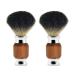 Bcowtte 2 Pieces Pure Hair Beard Brush Men's Shaving Brush with Supply Various Hair Razors