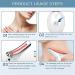 Firming Wrinkle Removal Device for Neck Face Double Chin Reducer Vibration Massager - 3 in 1 Micro-Glow Portable Handset for Neck Massager, Face Lifting, Skin Tightening and Smoothing (White) - Buy Online on GoSupps.com