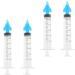 16 Pcs Ear Wax Removal Syringe Set - Ear Cleaning Bulb Syringe for Gentle Irrigation - Buy Online on GoSupps.com