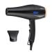 2200W Hair Dryer with Diffuser Powerful Hairdryer Fast Drying Blow Hair-Dryer AC Motor 2 Speed and 3 Heat Cold Shot Button Low Noise 1.7m Long Cable Light Quiet for Home and Salon Women Men Black