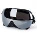 Ownpets Anti-UV dog glasses sunglasses magnetic silver silver lens design dog flying glasses for medium and large dogs windproof adjustable black frame