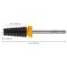 PANA Nail Carbide 5 in 1 Bit - Double Coarse - Two Way Rotate for Left and Right Handed - Fast Acrylic and Gel Removal - 3/32 Shank - Nail Art Drill Machine - Buy Online on GoSupps.com