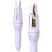 NOVUS 1.25 Inch Rotating Curling Iron for Effortless Waves and Beach Curls Auto Hair Curler with 60M Ions Anti-Scald Fast Heating for Hair Styling