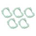 Haloppe 5Pcs Teeth Brace Holiday Dress Up Eco-Friendly Glowing Halloween Dentures Noctilucent