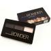 Allbesta 3 Colors 3D Eyebrow Powder Makeup Palette with Brush Waterproof Long Lasting 2#