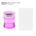 Buy Nail Sealing Scraper Set - Removable Transparent Silicone Nail Stamper for DIY Nail Art & Easy Cleaning - Buy Online on GoSupps.com