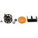 Pelengas Speargun Reel - Black-Orange Plastic | Durable and Reliable - Buy Online on GoSupps.com