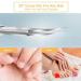 URAQT Professional Stainless Steel Nail Scissors - Curved Cuticle & Dead Skin Trimming | Manicure & Beauty Scissors for Eyebrows, Nose Hair & Nail Care - Buy Online on GoSupps.com