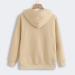 Womens Long Sleeve Cat & Dog Hoodie Sweater with Zipper - Warm Beige 3XL - Perfect for Pet Lovers - Buy Online on GoSupps.com