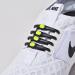 HICKIES 2.0 Elastic Tie-Free Shoelaces - Black & Yellow | International Shipping Available - Buy Online on GoSupps.com