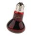 Tenlacum 40/50/60/75/100W Infrared Basking Spot Lamp Single Max Heat Reptile Red Bulb Light (40W)