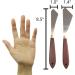 Painting Knife Set of 2 - Wood Handle, Steel Blade Palette Knives for Art and Paint - Straight Edge Gentle Flex (2 Pack) - Buy Online on GoSupps.com
