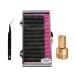 Eyelash Extensions C Curl 12mm Single Tray Mink Lash Of 1 000 Individual Eyelash Hairs With Eyelash Glue and Tweezer Salon Eyelashes With Black Mink False Lashes 4 Count (Pack of 1) C Curl