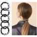 Townssilk 100% Pure 22 Momme Mulberry Silk Skinnie Scrunchies - Set of 5 Plaidblack - Buy Online on GoSupps.com