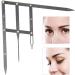 Eyebrow Makeup Ruler Stainless Steel Golden Ratio Eyebrow Measurement Ruler Eyebrow Makeup Measure Tool(Black) - Buy Online on GoSupps.com