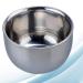 Premium Stainless Steel Razor Shell Shaving Soap Bowl - Men's Shaving Accessories & Soap Cup Container - Buy Online on GoSupps.com