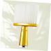 MERRYHAPY Hair Brush Hairdressing Face Duster Haircut Duster Haircut Brush Hair Cutting Neck Duster Neck Duster Hair Removal Brush Neck Hair Sweep Brush Dedicated Hair Comb 14x10cm Golden - Buy Online on GoSupps.com