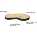 Fabacare Corbby Orto Taurus Premium Leather Shoe Inserts - Breathable Activated Carbon T-Shape Insole for Comfort - EU Sizes 35-46 - Buy Online on GoSupps.com
