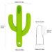 Mr. Van Baby Cooling Bite Ring | 100% Medical Silicone BPA Free FDA Approved Teether & Finger Toothbrush | Cactus Design for 3+ Months - Buy Online on GoSupps.com