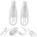 Button Hook Helper 2pcs Clothes Wearing Button Hook Dressing Assistance Tool Button Pulling Wearing Tool Fixed Button Hook 15.5X3X1.5CM White - Buy Online on GoSupps.com