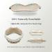 100% Mulberry Silk Sleep Eye Mask for Men & Women | Adjustable Strap | Soft & Comfortable | Beige - Buy Online on GoSupps.com