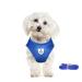 Meioro dog harness with leash reflecting soft padded dogs dishes-active adjustable breast harness for small medium-sized puppy cat-black vest (blue M-breast: 35-40cm) M-breast: 35-40cm blue