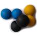 Amosfun Double Lacrosse Peanut Ball - Acupressure Trigger Point Massage Ball for Yoga & Muscle Relief - Ideal for Ice Hockey & Recovery - Buy Online on GoSupps.com