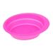 Housoutil Cleaning Pad Makeup Brush Scrubber Pad Portable Washing Tool Cosmetics Brush Scrubber Cleaning Tools Makeup Brush Cleaner Washers Brush Cleansing Pad Cosmetic Brush Fold Silica Gel 14.5x11cm Rosy