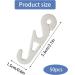 Mask Extender Obles - 50 Anti-Slip Silicone Hooks for Adults & Kids | Adjustable Face Mask Holders & Accessories in White - Buy Online on GoSupps.com