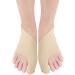 Wlype 1 pair of toe spreader orthopedic foot bunion rails correction pedicure socks hallux valgus stretcher braces bale corrector smooth iron (L)
