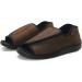 XINTU Women's Diabetic Walking Slippers Shoes - Extra Wide Adjustable Closure for Swollen Feet - Coffee - Size 37 - Buy Online on GoSupps.com