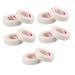 Ipetboom 10 Rolls Grafting Tape Eyelash Foam Tape Foam Lash Tape Eyelashes Grafting Tape Makeup Tape Eyelash Lash Tape The Tape Non-woven Tape White Dedicated Miss Eyelash Curler